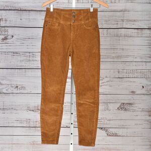 NOBO High Rise Sculpting Skinny Tan Corduroy Pant Size 7